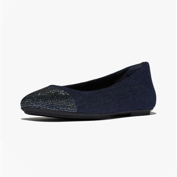 FitFlop FitFlop DELICATO CRYSTAL Womens Mary Jane Dark Denim