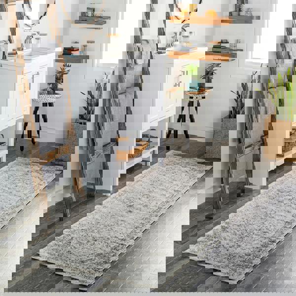 Livabliss Chester-Vintage Grey White Traditional Boho Rug