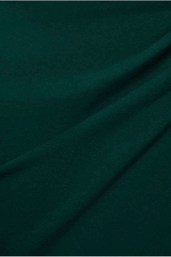 One Shoulder Satin Band Maxi Dress - Emerald Green DR3454