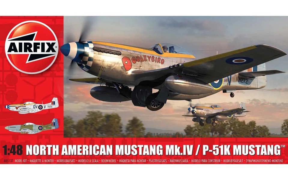 Airfix North American Mustang Mk.IV/P-51K Mustang (1:48)