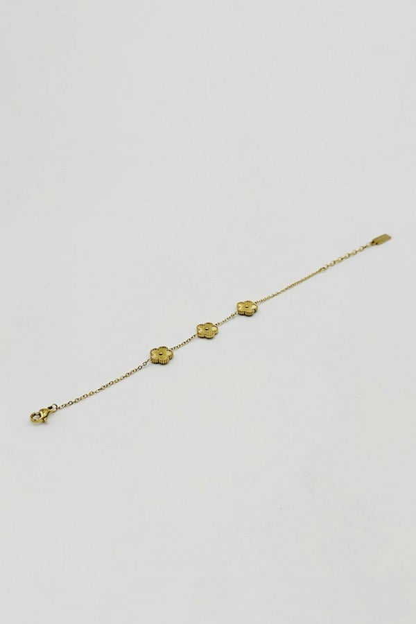 SVNX Floral Bracelet in Gold