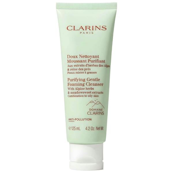 Clarins Cleansers & Toners Purifying Gentle Foaming Cleanser with Alpine Herbs Combination to Oily Skin 125ml