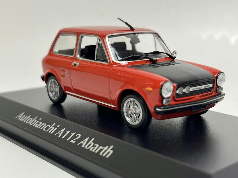 Maxichamps Autobianchi A112 Abarth 1974 Red 1:43 Scale Maxichamps 940121171