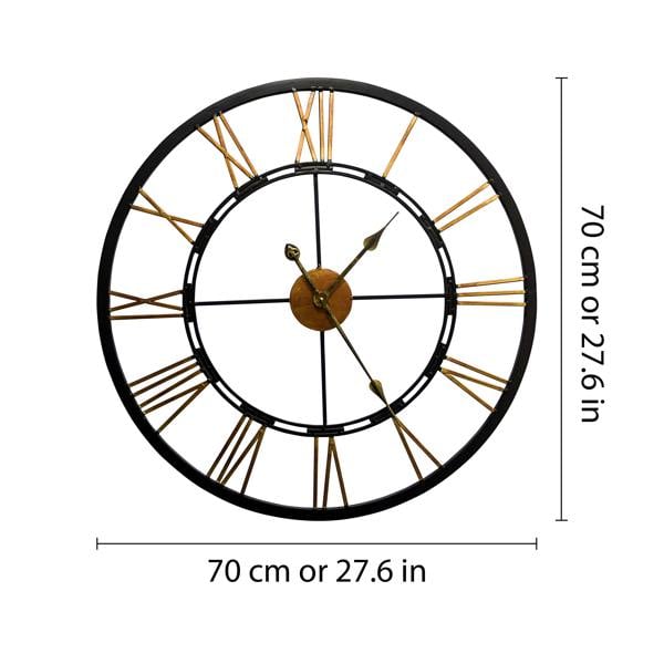 WALPLUS WC2085 - Greenwich Roman Iron Clock - 70 cm / 27.5 in