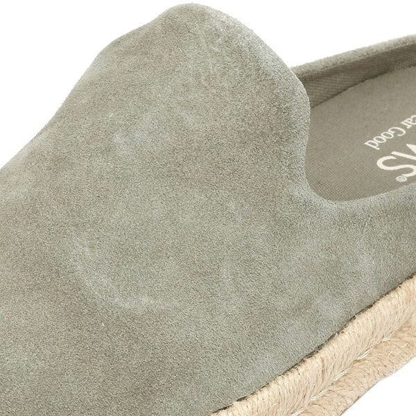 TOMS Santiago Suede Men's Vetiver Grey Mules