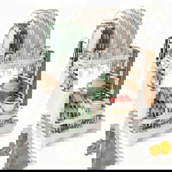 Leaper 1pc Dish Drying Rack For Kitchen Counter Over The Sink