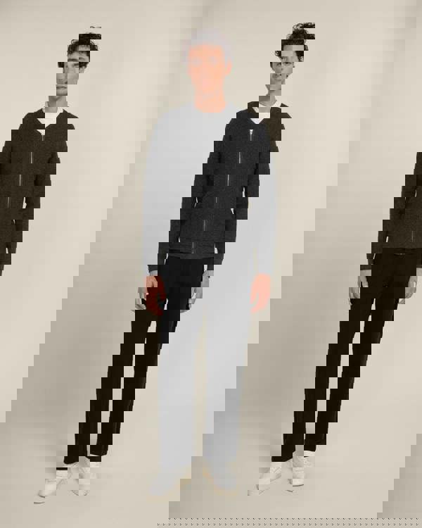 Larsson & Co Lihme - Ribbed V-Neck Cardigan