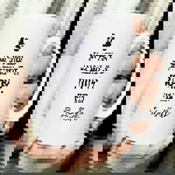 Personalised Memento Company Personalised Paw Print Dog Breed Mug