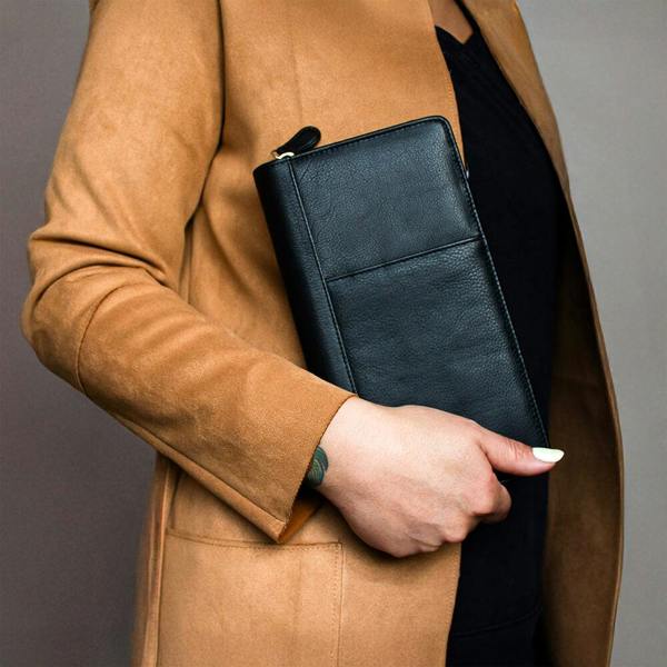 PRIMEHIDE RFID SAFE Zip Around Travel Planner