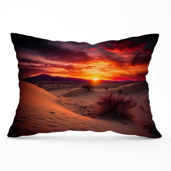 Warren Reed Sunset In The Desert Cushions