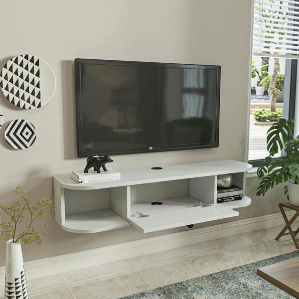 Decorotika Ibarra Floating Tv Stand TV Unit TV Cabinet for TV's up to 55"