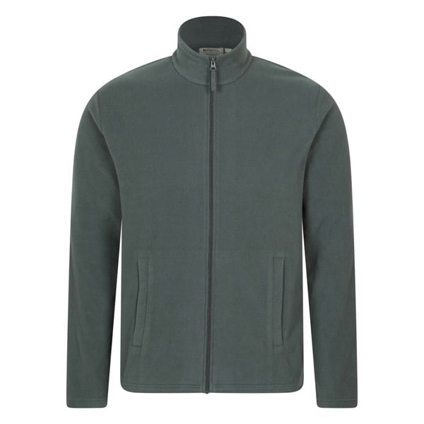 Mountain Warehouse Mens Raso Full Zip Fleece Top - Khaki Green