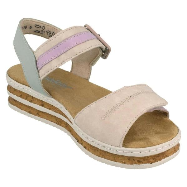 Rieker Ladies Rieker Adjustable Sandals 62900