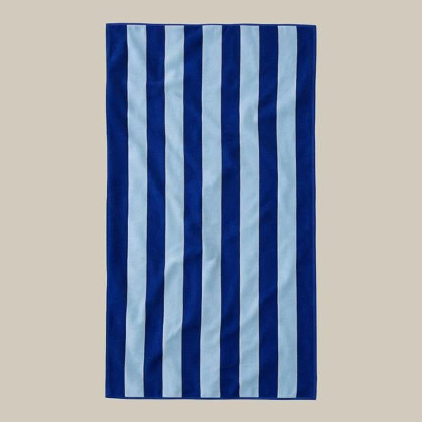 Misona Large Organic Cotton Striped Beach Towel