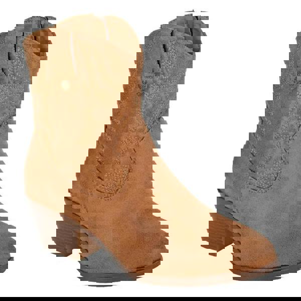 Cipriata Womens/Ladies Bertilla Cowgirl Ankle Boots - Tan