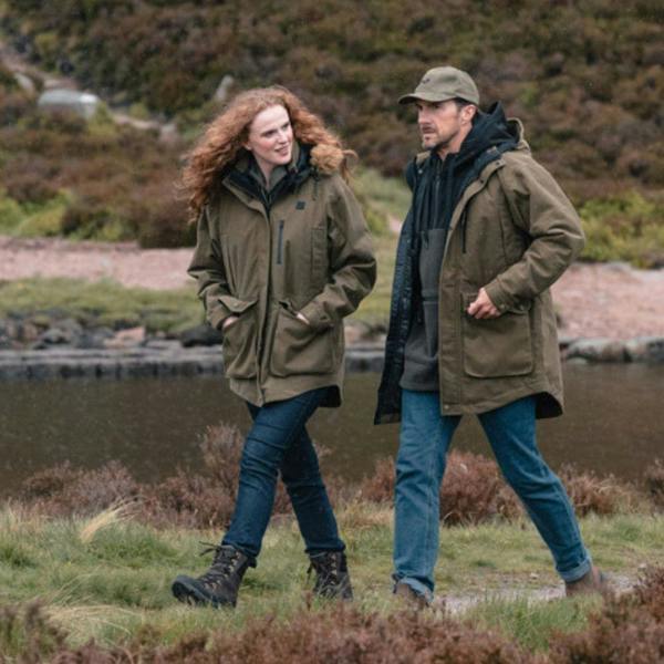 Man weraing the Hgogs of Fife Torness jacket