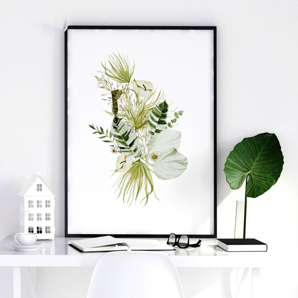 Office desk decor ideas | set of 3 wall art prints