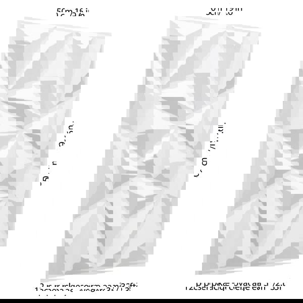 W3DPGAWA27 - Puck Eco Friendly 3D Wall Panels Decorative Tiles - 50x50 cm - 12 Boards (for 3 sqm2)