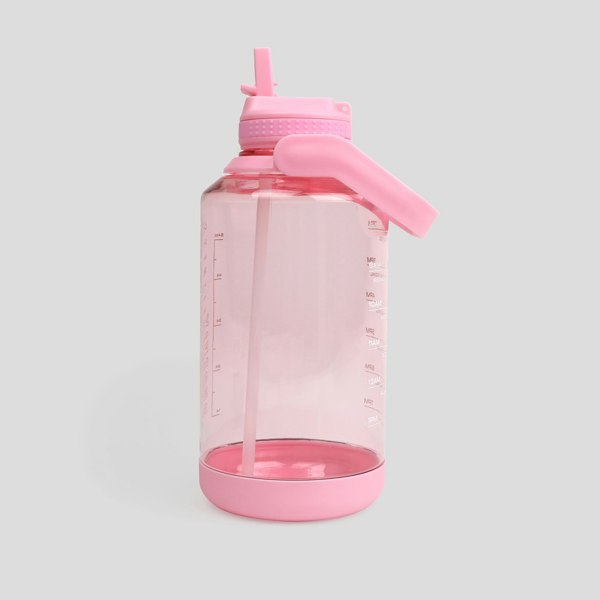 Phoenix Fitness 2L Motivational Water Bottle Pink