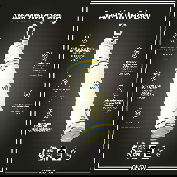 ION8 NFL x ION8 Insulated Steel Water Bottle, NFL Rams, 750ml (24oz)