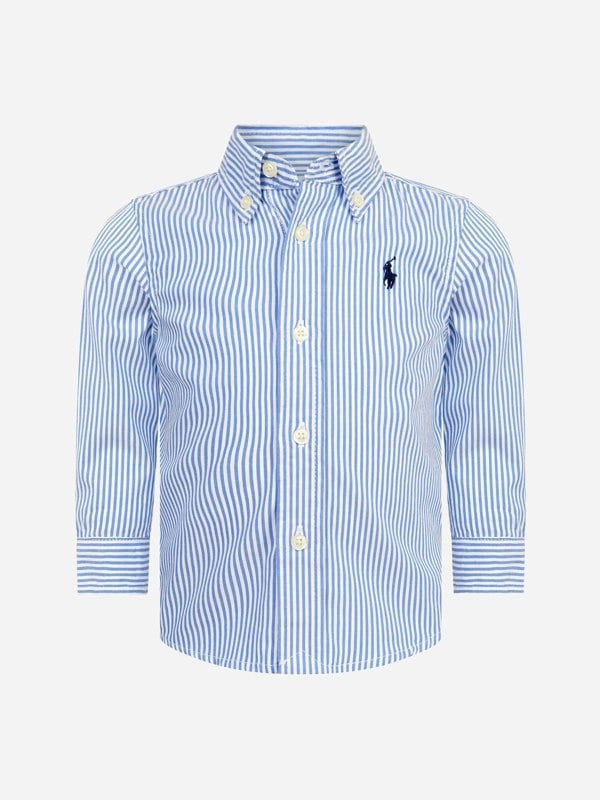 Ralph Lauren Kids Baby Boys Slim Fit Shirt in Blue