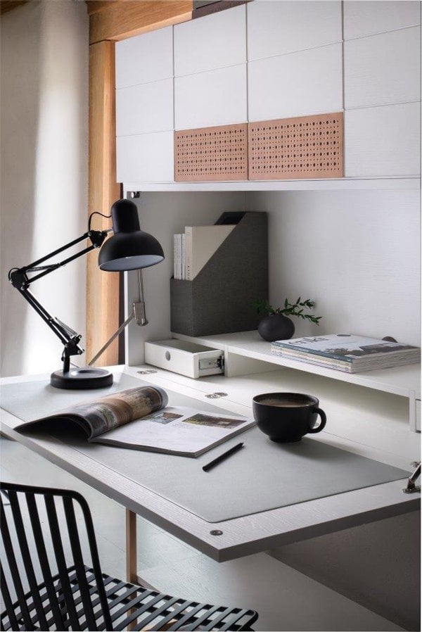 Adrianna Bureau with cupboard by Gillmore British Design