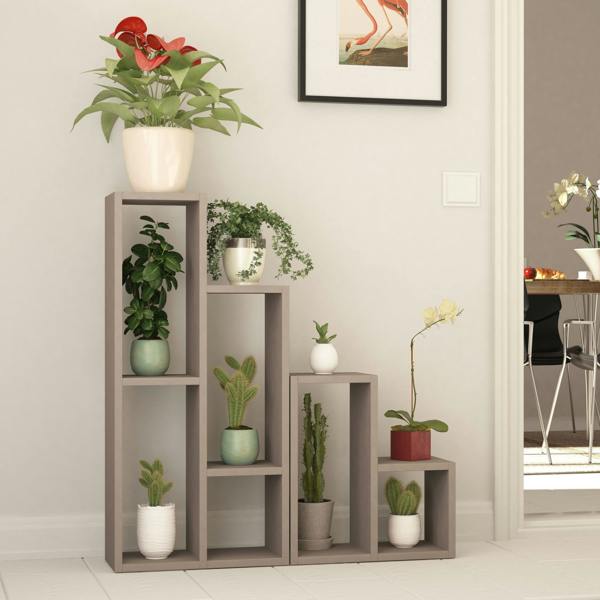Decortie Sule Modern Plant Stand Multipurpose 2-Piece Display H 89cm
