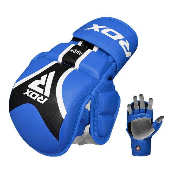 RDX Sports GRAPPLING GLOVES SHOOTER AURA PLUS T-17 BLUE/BLACK