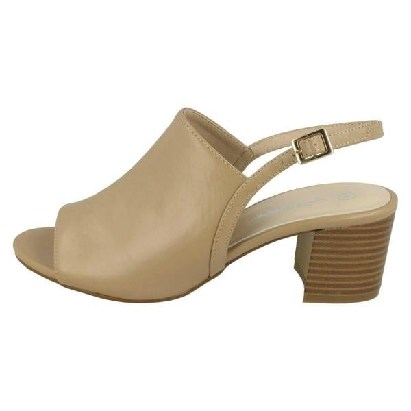 Anne Michelle Ladies Anne Michelle Mid Heel Mules