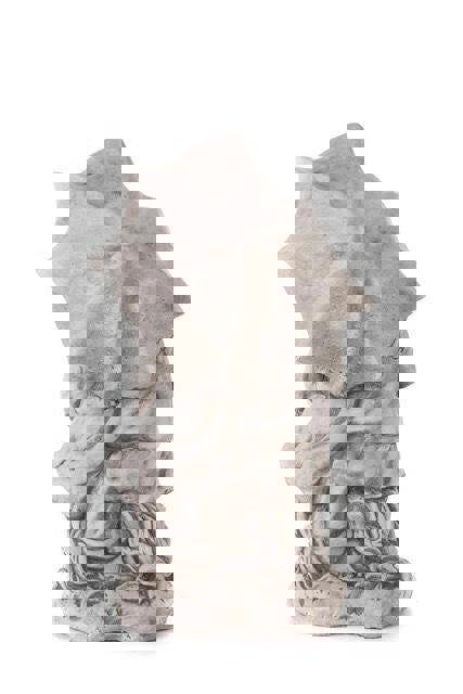 Children under the Umbrella after Harvest Garden Ornament