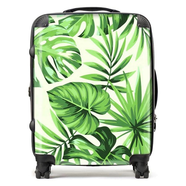 Warren Reed Exotic Palm Leaves Suitcase