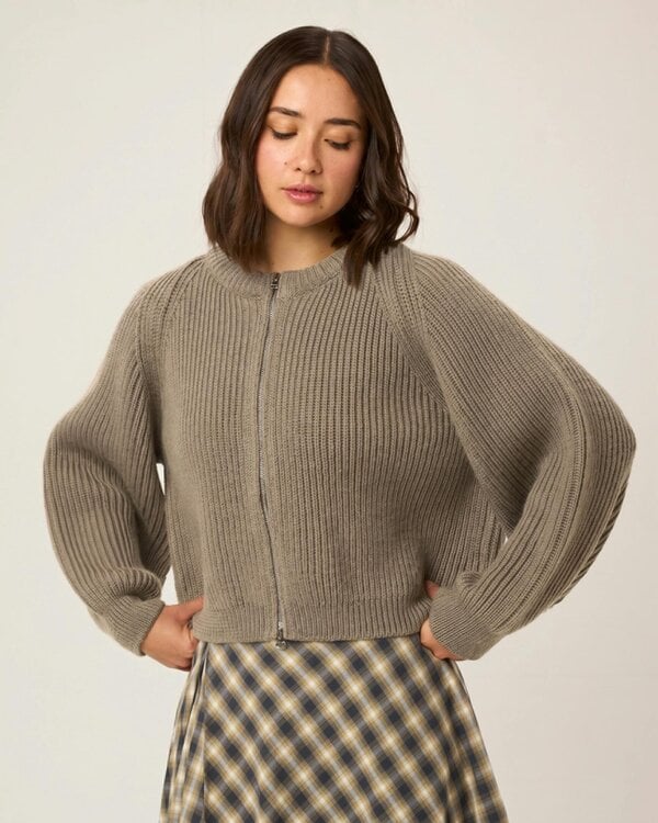 Peregrine Clothing Beckett Zip Through Cardigan