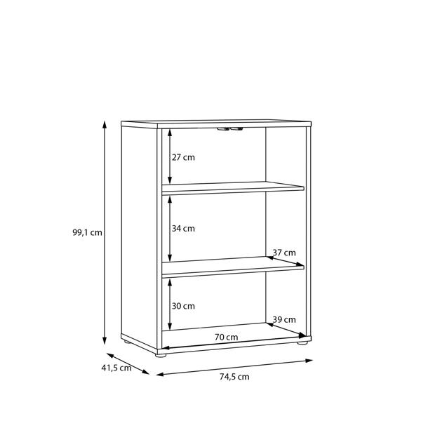 Furniture To Go Alice Springs Tall 2 Door Cupboard with Push-to-Open Doors in Sage Green