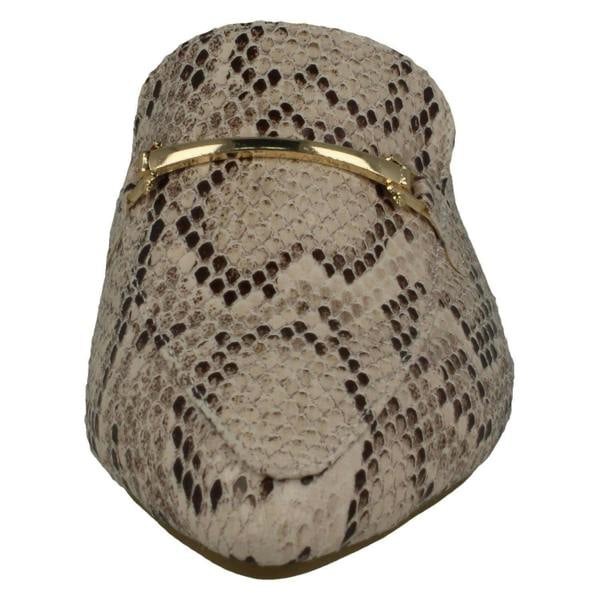 Spot On Ladies Spot On Closed Toe Mules F80455