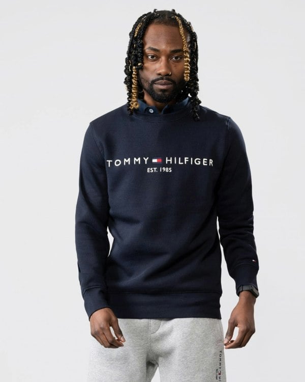 Tommy Hilfiger Tommy Logo Mens Sweatshirt - Desert Sky