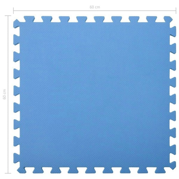 Berkfield Floor Mats 6 pcs 2.16 _�Š__�� EVA Foam Blue