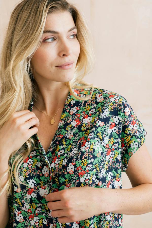 Lily & Me Dawn Nightshirt Mayflower Navy