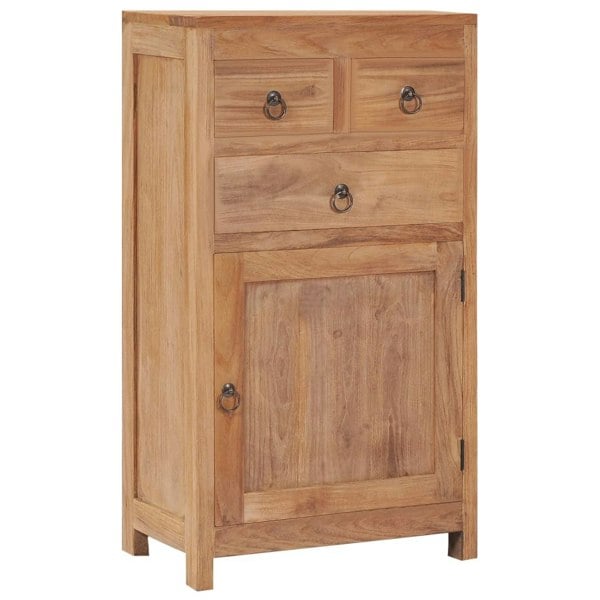 Berkfield Sideboard 50x30x90 cm Solid Teak Wood