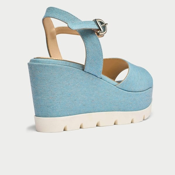 Calla Rosa Shoes - Denim Canvas