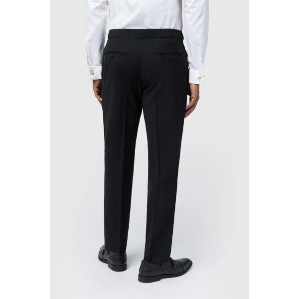 Ted Baker Slim Fit Performance Super Black Tuxedo Trousers