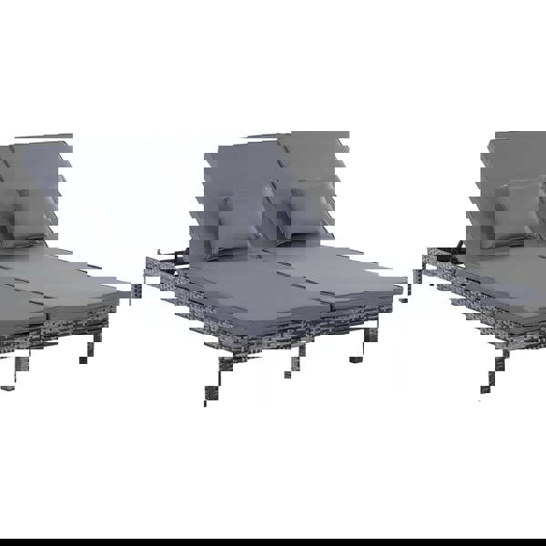 Rattan Double Lounge