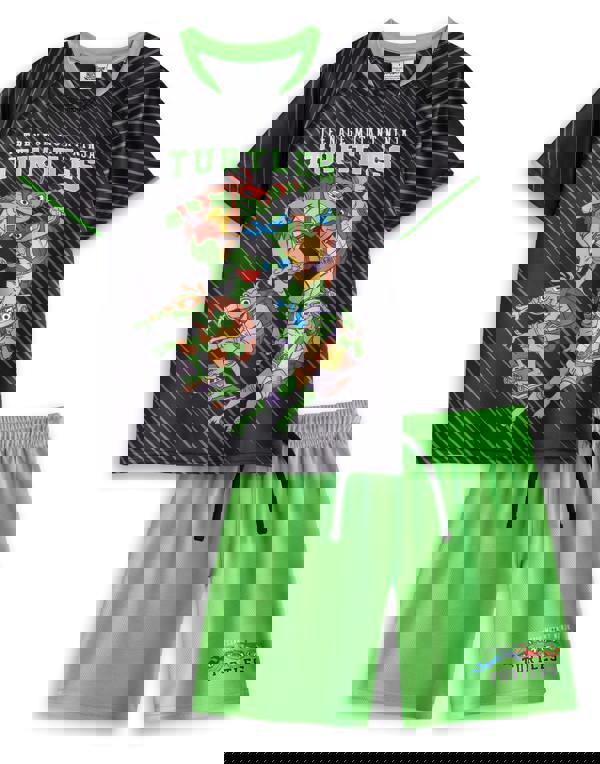 Vanilla Underground Teenage Mutant Ninja Turtles Boys Black 01 Group Football Kit