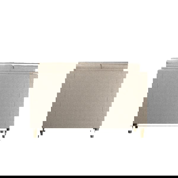 Furnishings For Less Baxter Tufted Fabric 2 Seater Sofa