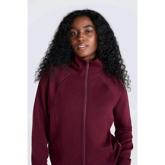 Animal Womens Anti-Pilling Relaxed Fit Travel Sweatshirt - Burgundy