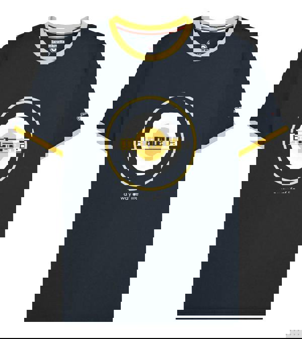 Lambretta Mens Target Ringer Casual Retro SKA Ringer Logo T-Shirt