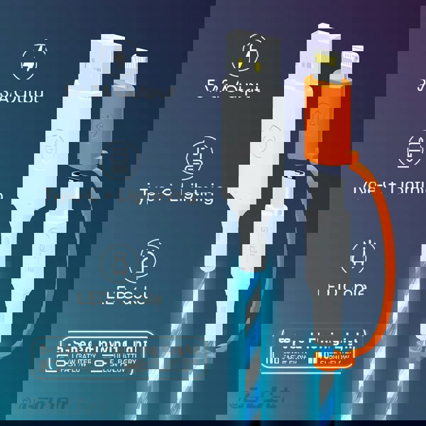 GadJet Luminous Glow Charge & Sync Cable