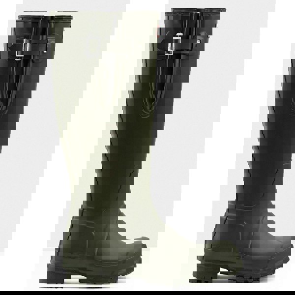 Hunter Original Side Adjustable Mens Wellington Boots - Dark Olive