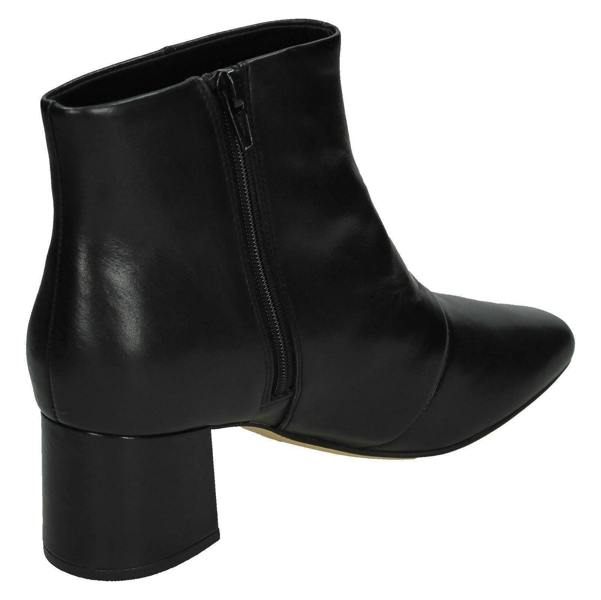 Clarks Ladies Clarks Casual Heeled Ankle Boots Sheer Flora
