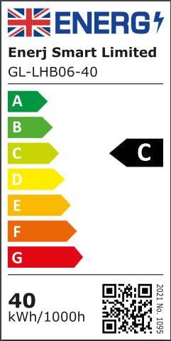 ENER-J LED Linkable Trunking Linear Lights (Supermarket lights), 40W 1.2M, 160LM/WCCT selectable