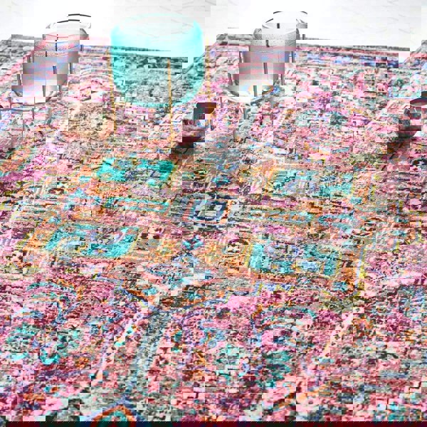 Granada Vintage Rug | Ruby Multicolour Carpet | The Rugs